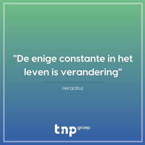 verandering in leven