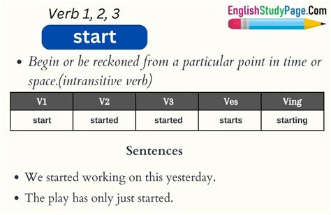 verb 2 start | what Distinguishing start and begin in English