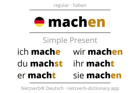 Verb Machen