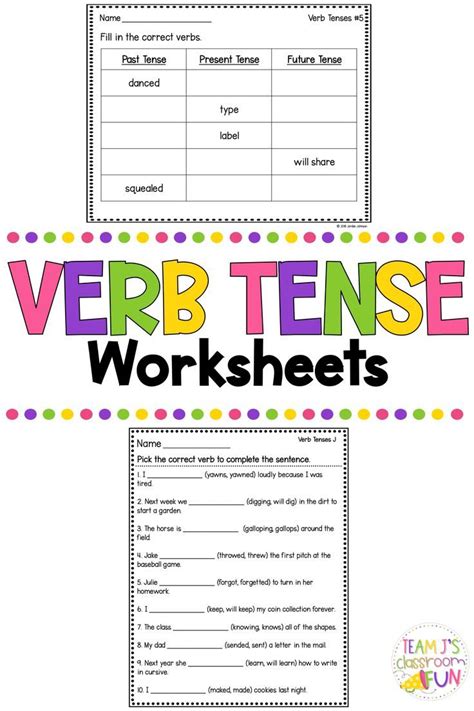 Verb Tense Worksheet   Verb Tenses Worksheets Pearltrees - Verb Tense Worksheet