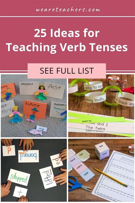 Verb Tenses 25 Fun Ways To Teach And First Grade Verb Tenses - First Grade Verb Tenses