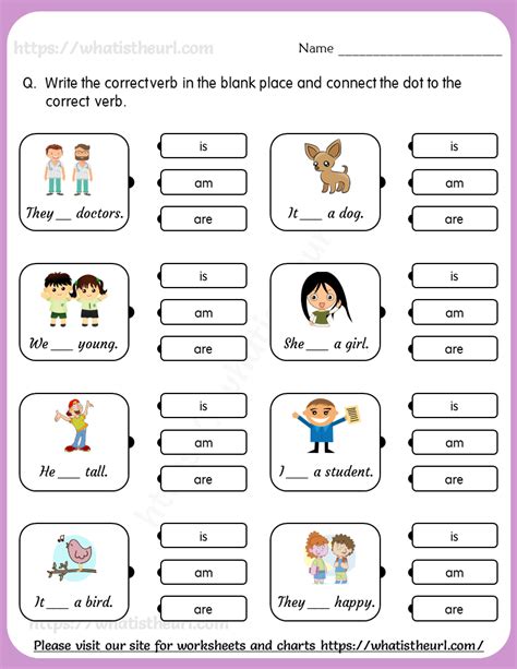 Verb To Be Worksheets Your Home Teacher Verbs Of Being Worksheet - Verbs Of Being Worksheet