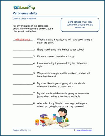 Verb Worksheets K5 Learning Using Strong Verbs Worksheet - Using Strong Verbs Worksheet