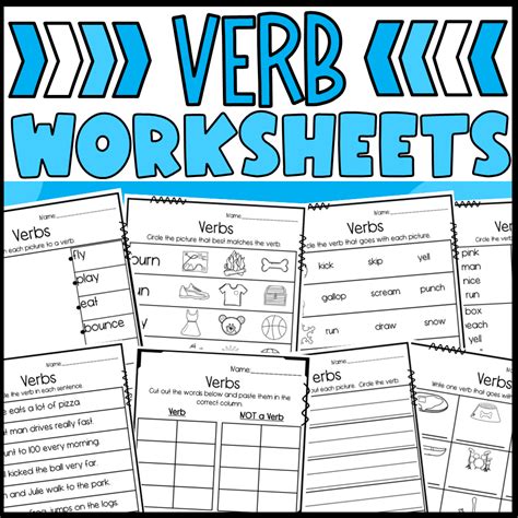 Verb Worksheets Matching Writing And Identifying Verbs Identify Verbs Worksheet - Identify Verbs Worksheet