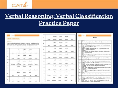 Read Online Verbal Reasoning Test Papers 13 