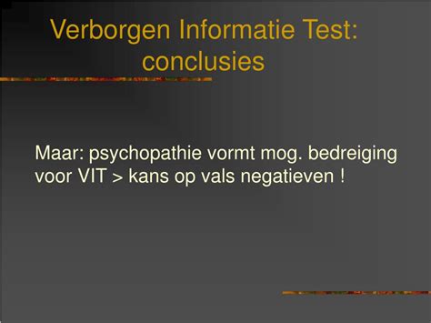 verborgen informatie