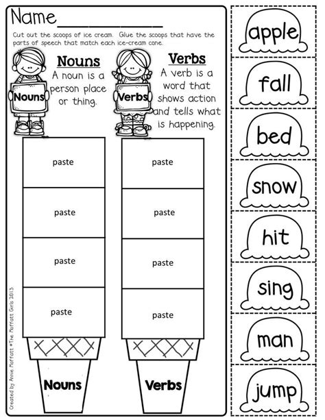 Verbs I 1st Grade Nouns And Verbs - 1st Grade Nouns And Verbs