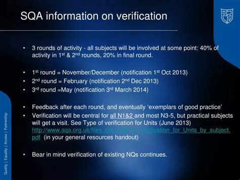 Verification Guide 2013 14