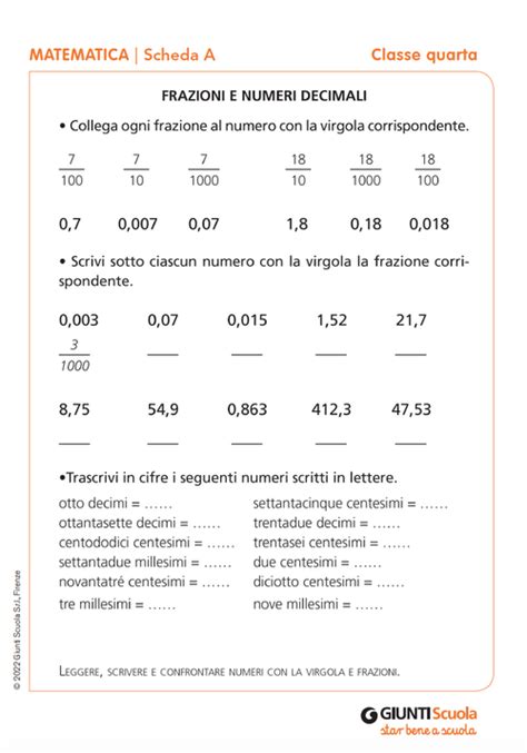 verifiche finali classe 4