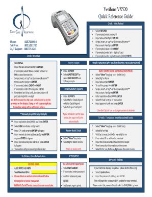 Full Download Verifone Vx520 Quick Reference Guide 