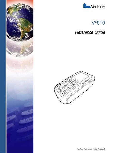 Full Download Verifone Vx810 Quick Reference Guide 