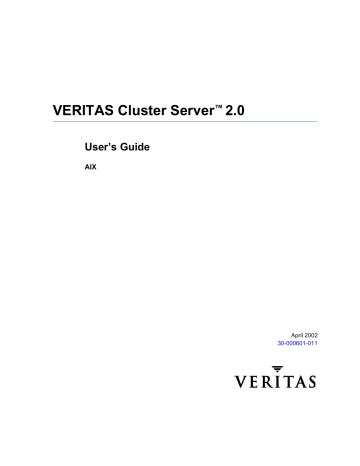 Read Online Veritas Cluster Server User Guide 