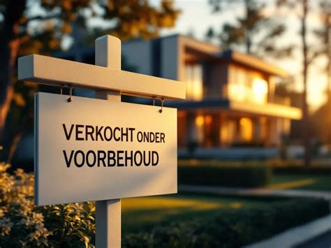 verkoop onder voorbehoud