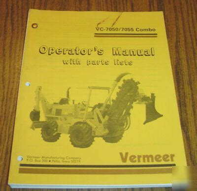 Download Vermeer Trencher Operators Manual 
