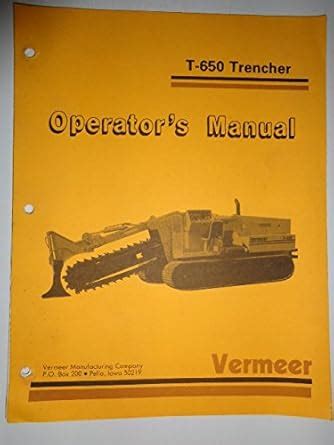 Download Vermeer Trencher Operators Manual 