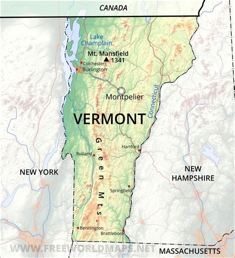 vermont maps