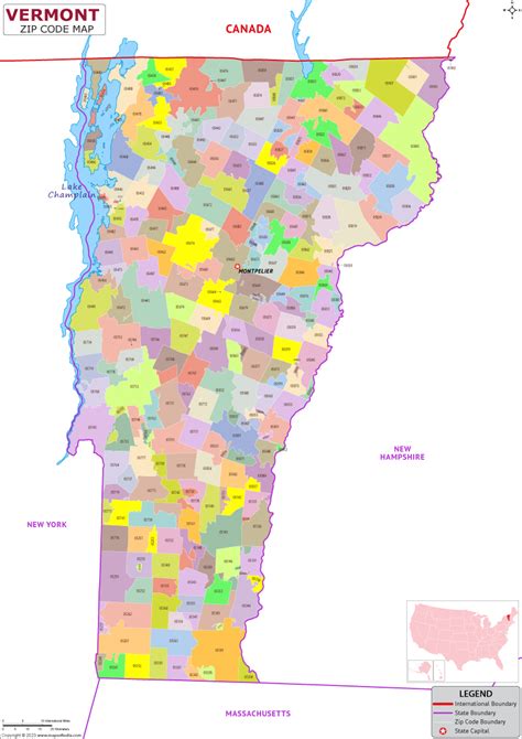 vermont postal code