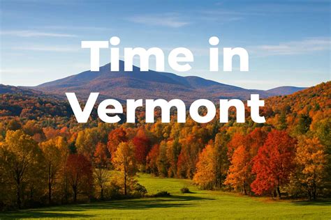 vermont time