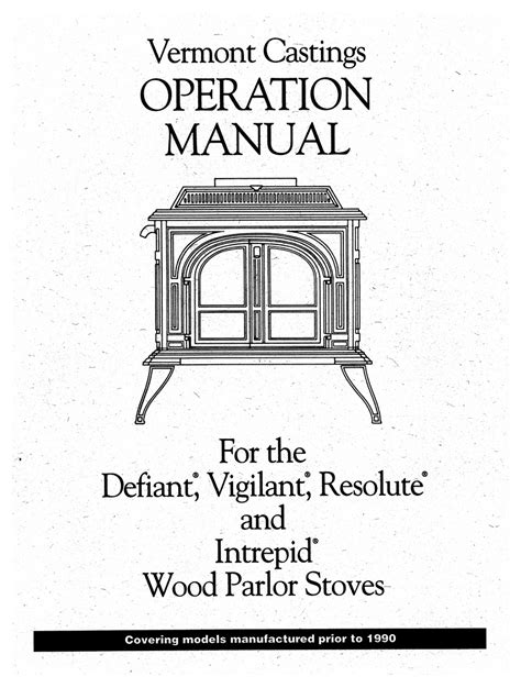 Full Download Vermont Castings Defiant Manual File Type Pdf 