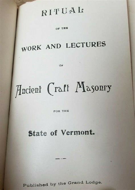 Read Vermont Masonic Code 