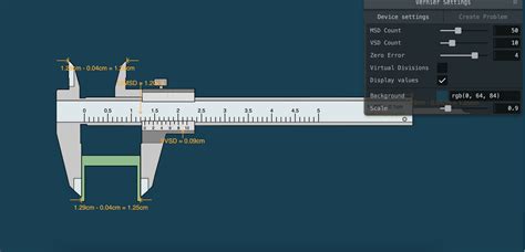 Vernier Caliper Simulator