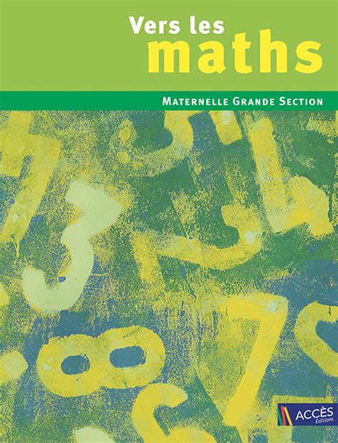 Vers Les Maths Grande Section Kidiku