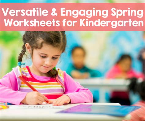 Versatile And Engaging Spring Worksheets For Kindergarten Kindergarten Worksheet On Spring - Kindergarten Worksheet On Spring