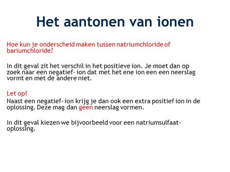 verschil aantonen