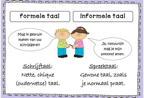 verschil formeel informeel