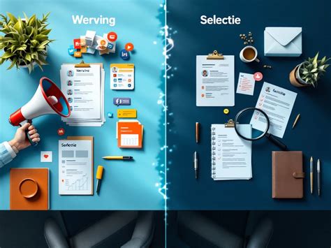 verschil werving selectie