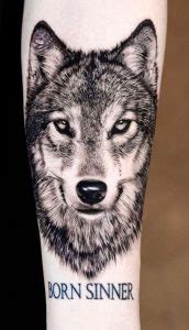verschillende wolf tatoeages