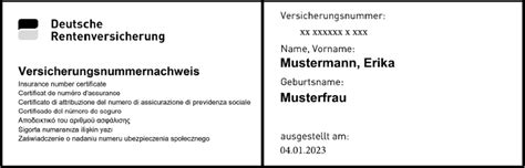 Versicherungsnummer Gem