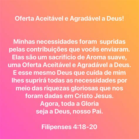 Versiculo De Oferta