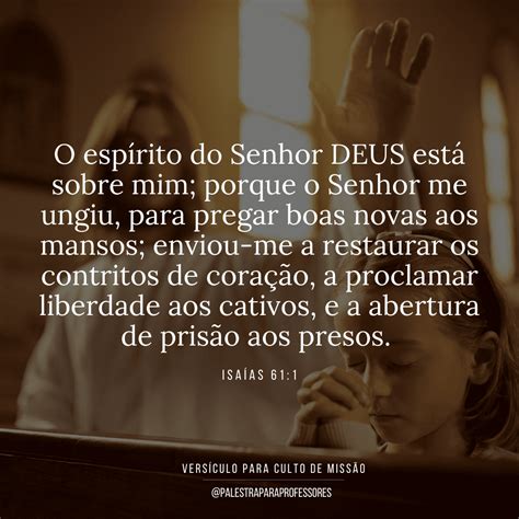 Versiculo Para Missoes