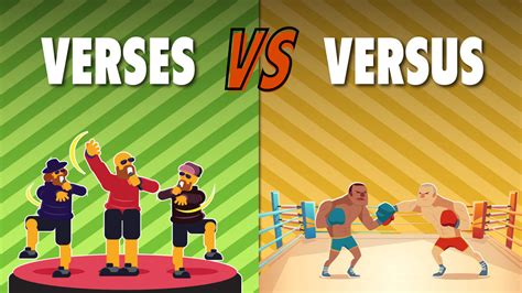 versus vs versus!