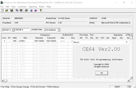 Vertex Vx 420 Programming Software