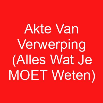 verwerping betekenis