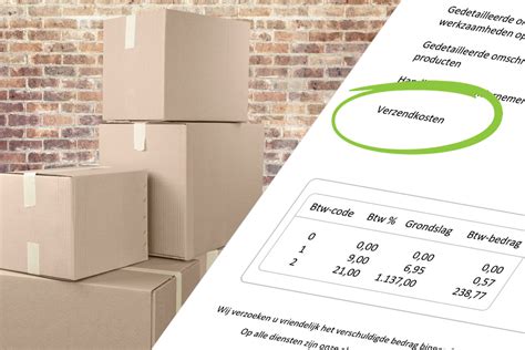 verzendkosten post