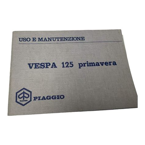 vespa primavera manuale
