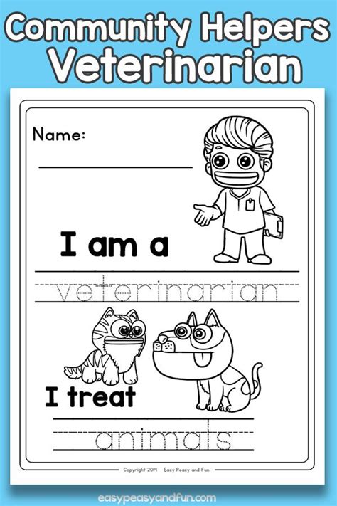 Vet Worksheet  Preschool   Veterianarian Worksheets Teaching Resources Tpt - Vet Worksheet [preschool