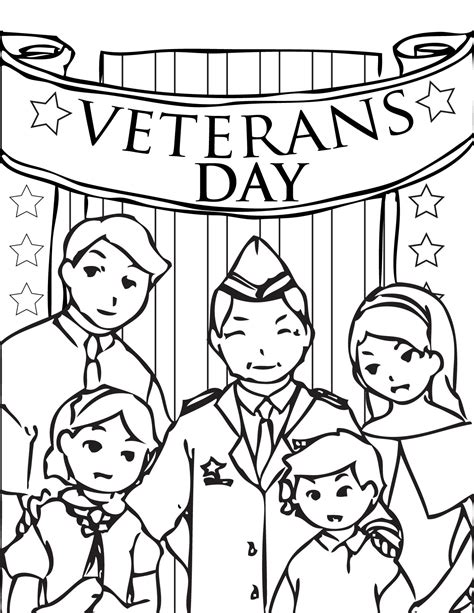 Veterans Day Coloring Pages Free Coloring Nation Veterans Day Coloring Pages Kindergarten - Veterans Day Coloring Pages Kindergarten