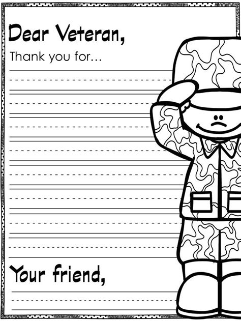 Veterans Day Writing Activities For Kids Veterans Day Writing Activities - Veterans Day Writing Activities