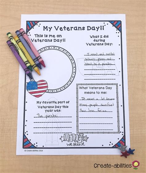 Veterans Day Writing Activities In All You Do Veterans Day Writing Paper - Veterans Day Writing Paper