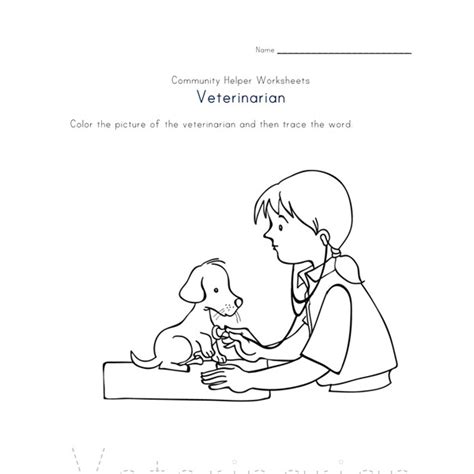 Veterinarian Worksheet All Kids Network Vet Worksheet  Preschool - Vet Worksheet [preschool