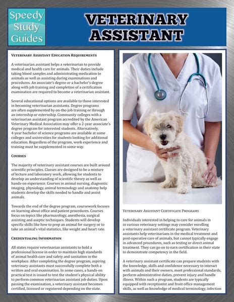 Veterinary Assistant Speedy Study Guides
