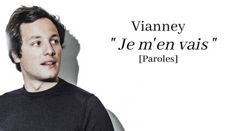 Download Vianney Je M En Vais 