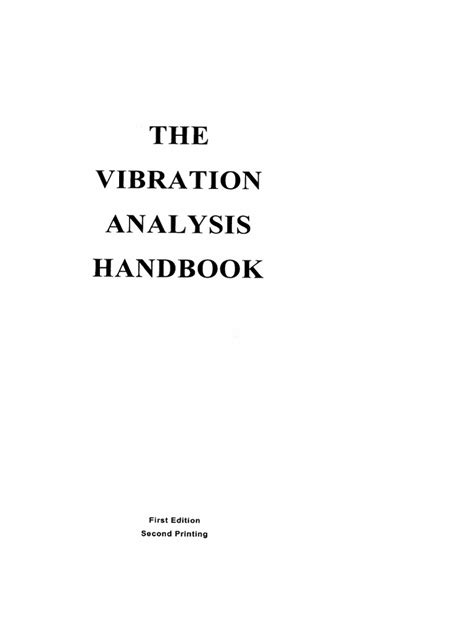 Vibration Analysis Handbook