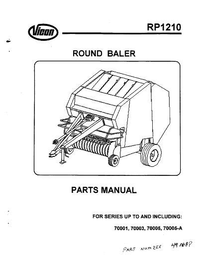 Download Vicon Rp1210 Baler Manual File Type Pdf 