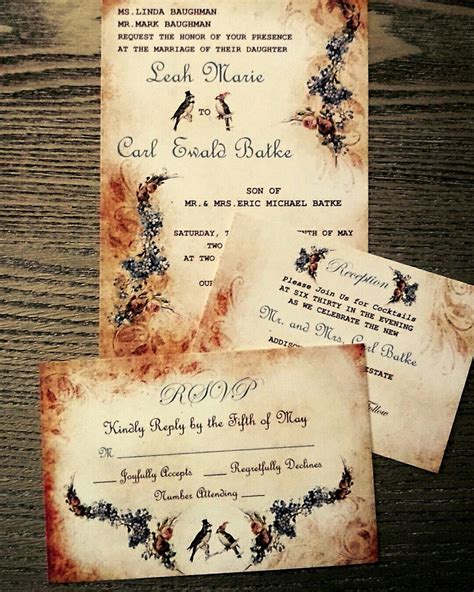 Victorian Wedding Invitations