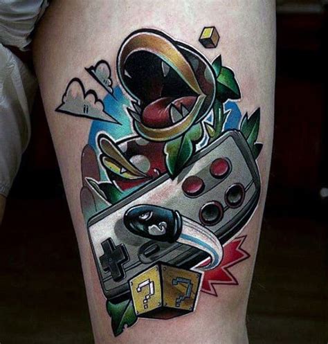 video game tattoo
